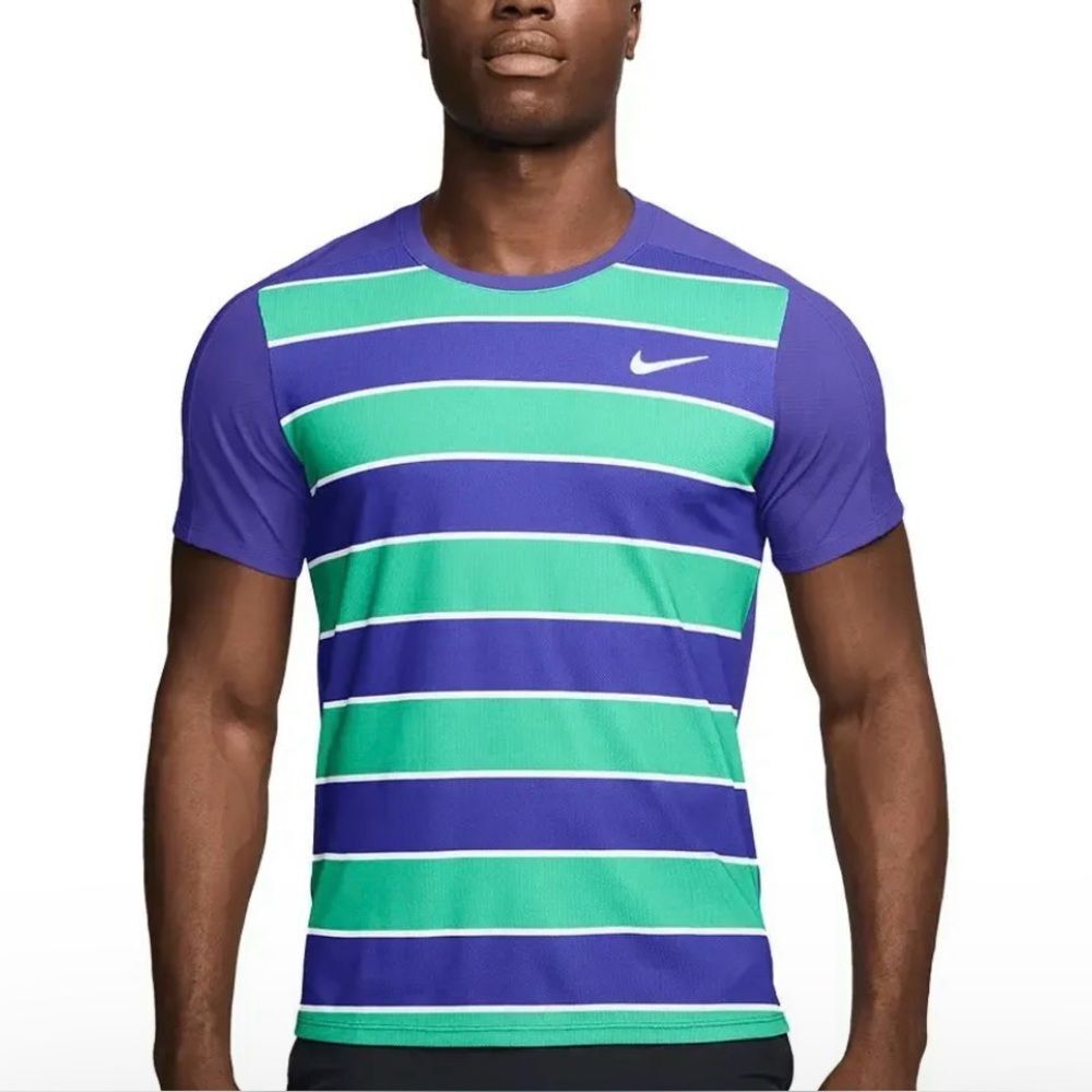 Nike ADV Flyknit Nikecourt Tennis Pickleball Gym work out T shirt L men’s slim